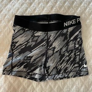 Nike Pro spandex shorts, size M